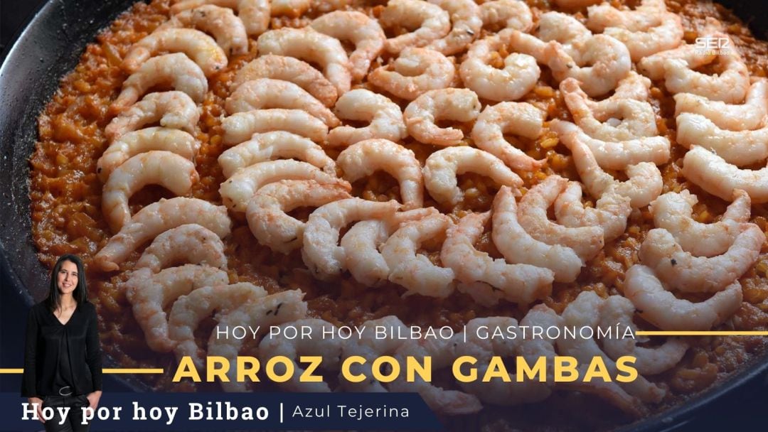 Arroz con gambas