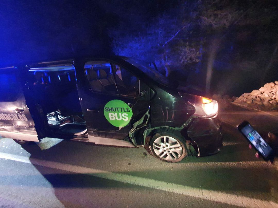 Imagen del vehículo tras el suceso