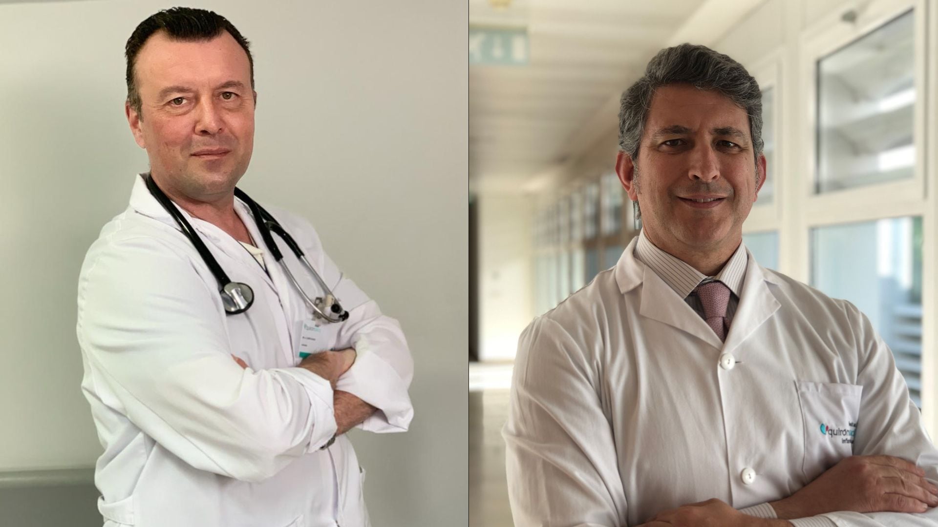 Los doctores Juan Carlos Quero y Daniel Díaz del grupo Quirónsalud