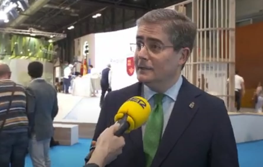 Jesús Pacheco, concejal de Turismo de Murcia, en Fitur2024