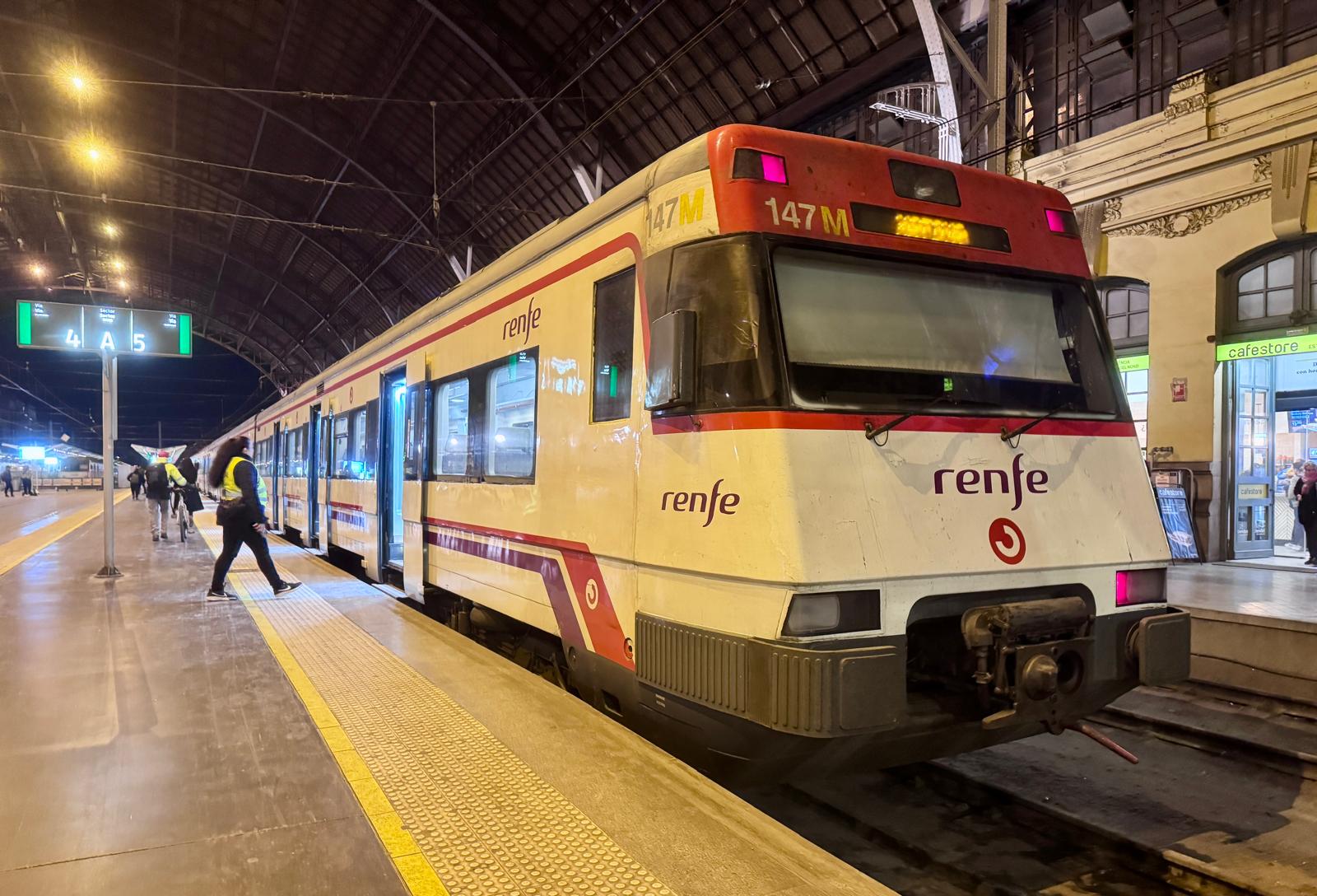 Imagen de archivo de un tren de Cercanías