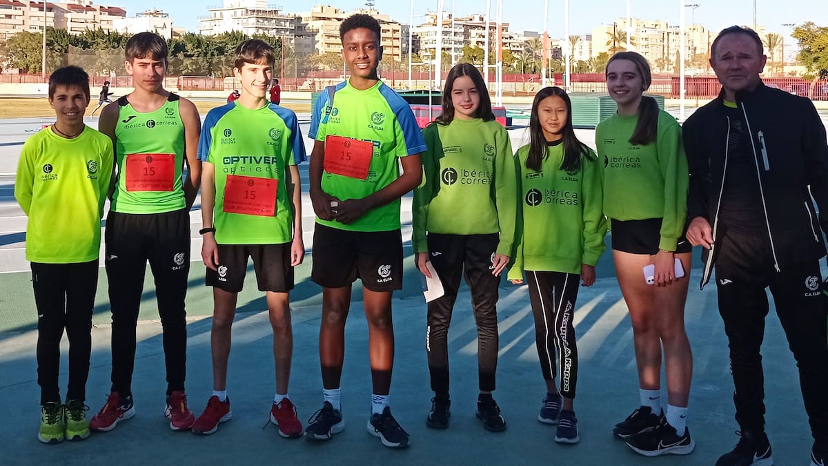 Los cadetes del C. A. Elda destacaron en el Provincial de Elche