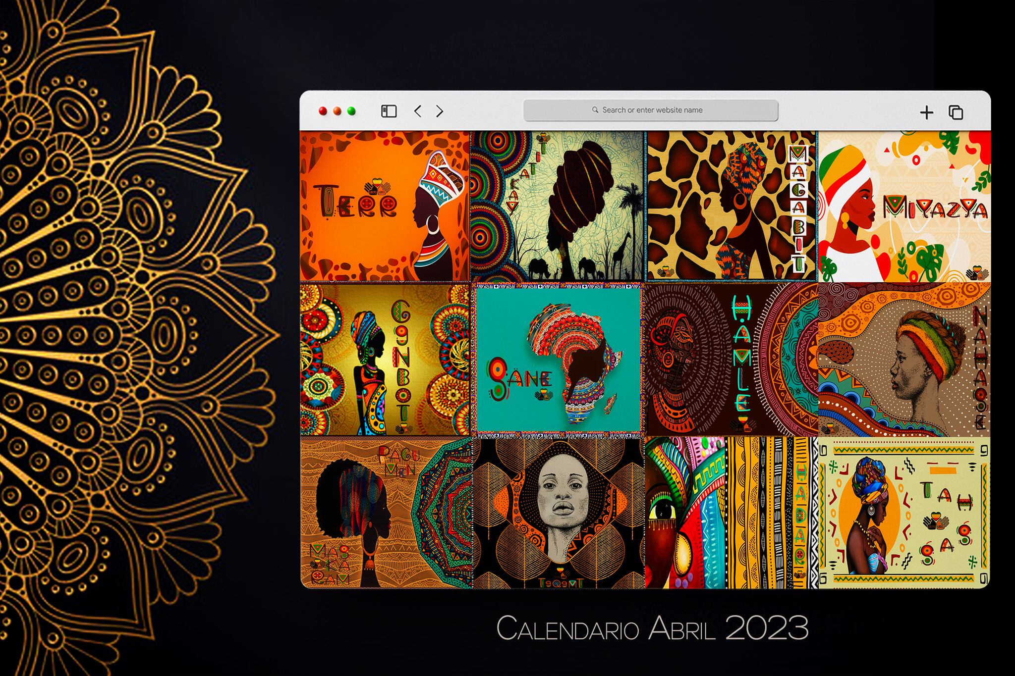 Portada del calendario solidario 2023 del Grupo Abril