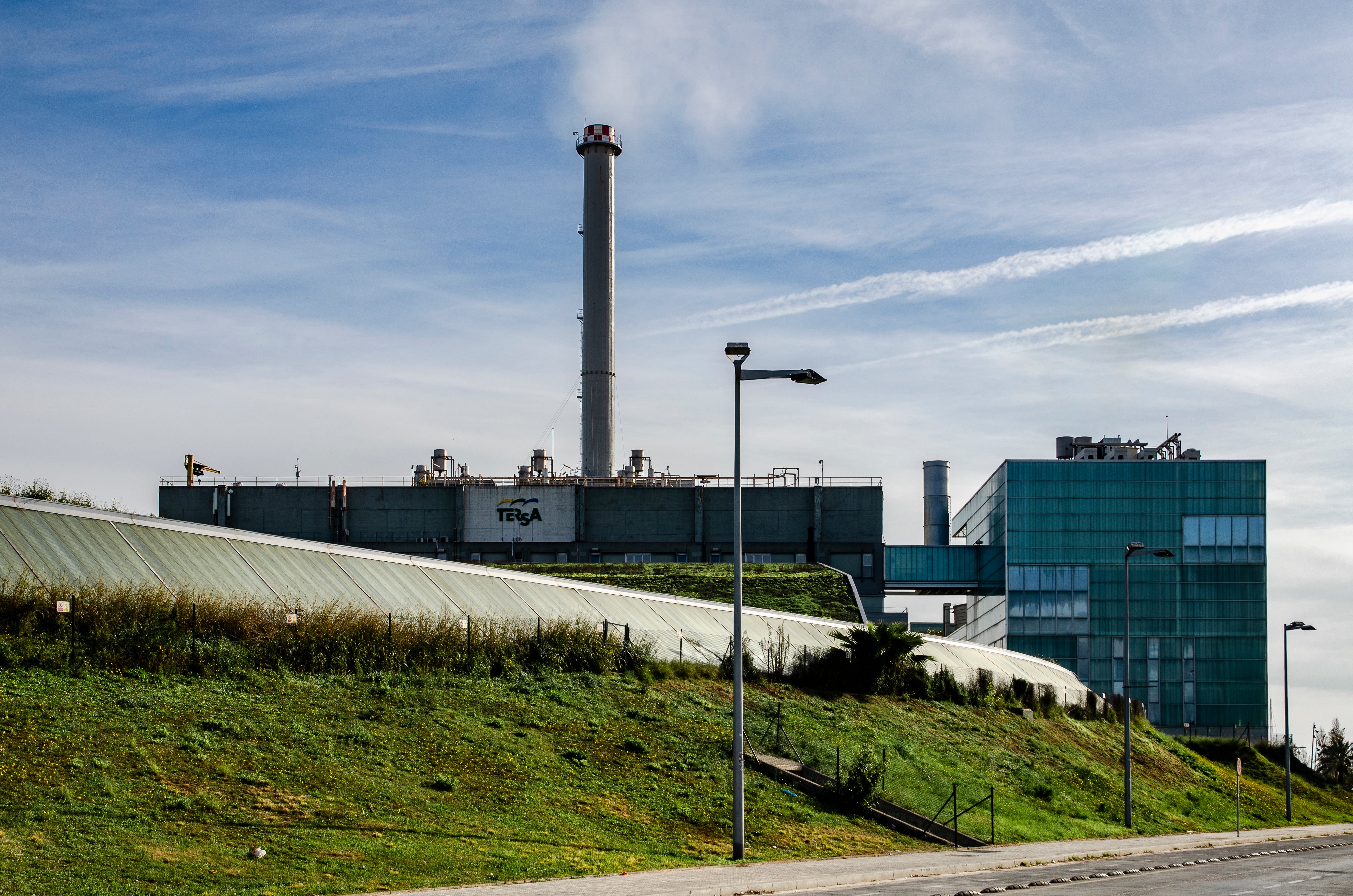 La incineradora TERSA a Sant Adrià del Besòs
