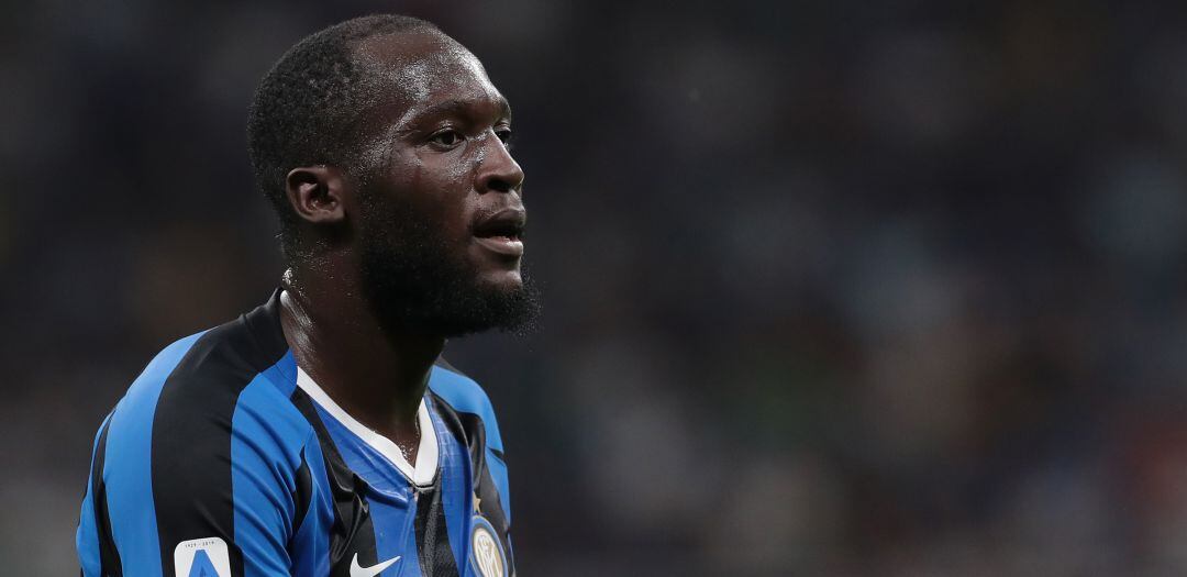 Lukaku, durante un partido con el Inter de Milan