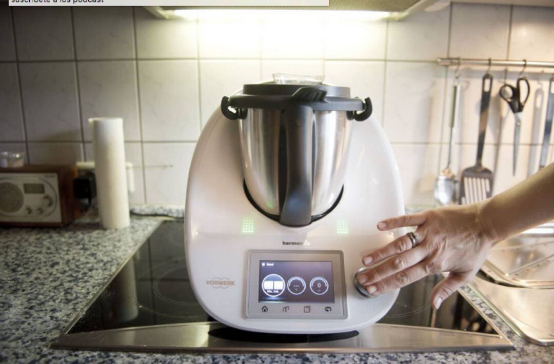 Una Thermomix en la cocina. 