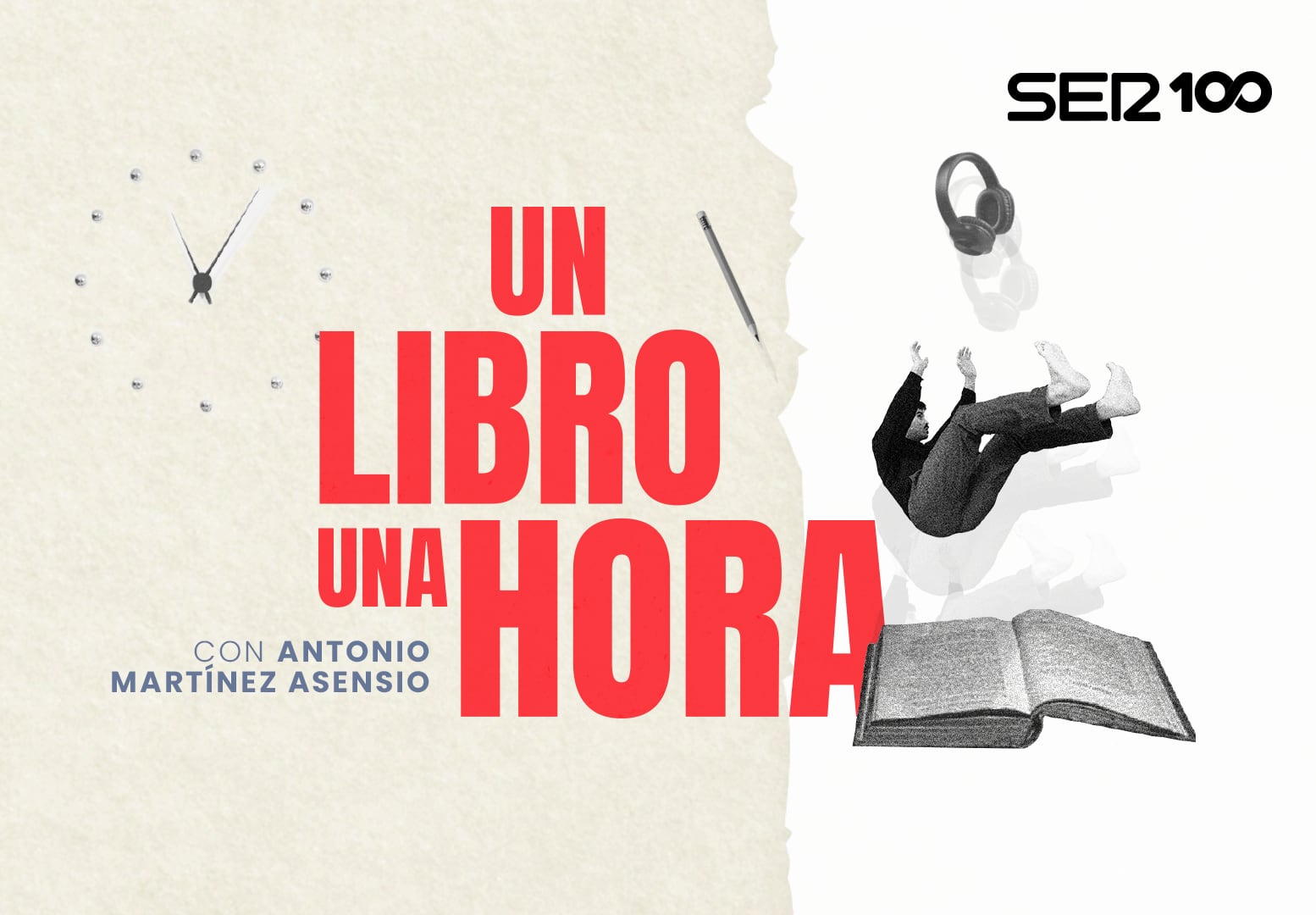 Foto promocional de la gira &quot;Un libro y una hora&quot; 2024