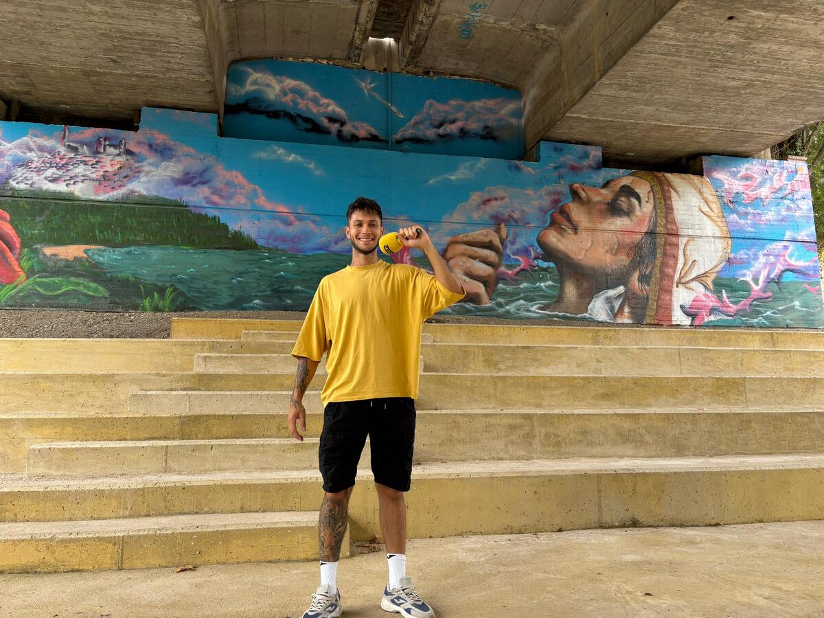 Javier Alcolea, el artista toledano que cuenta leyendas a través de sus murales