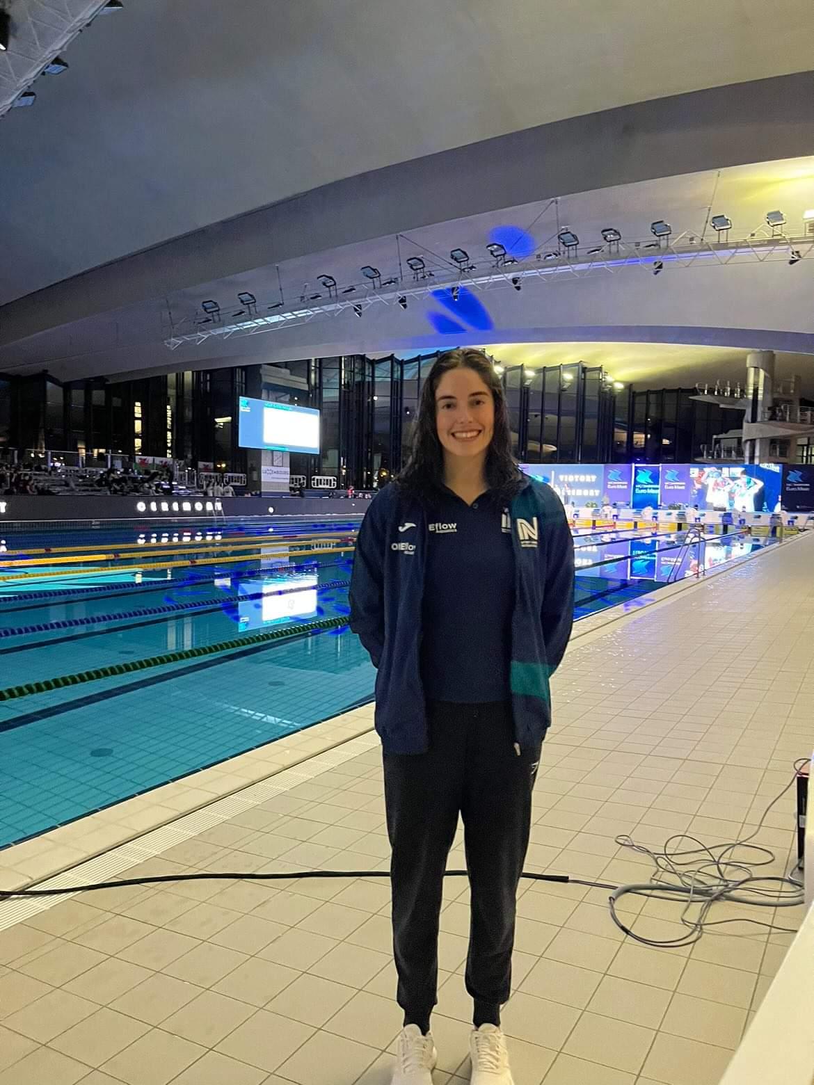 Nàdia Tudó després d'una competició a Luxemburg.