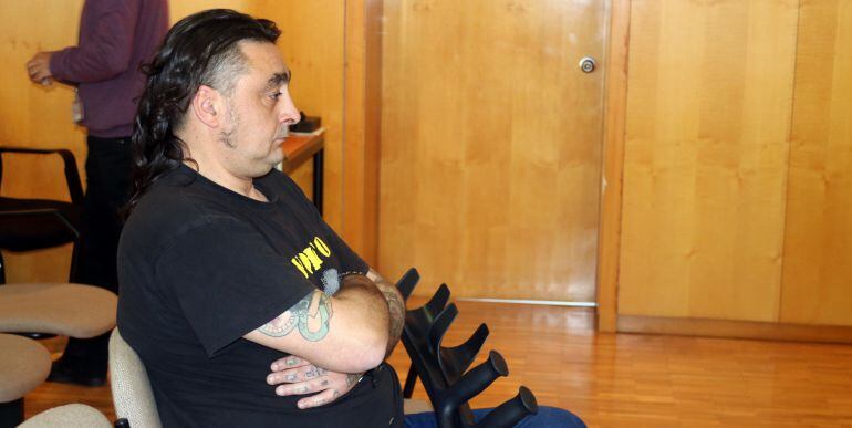 El condemnat, durant el judici.