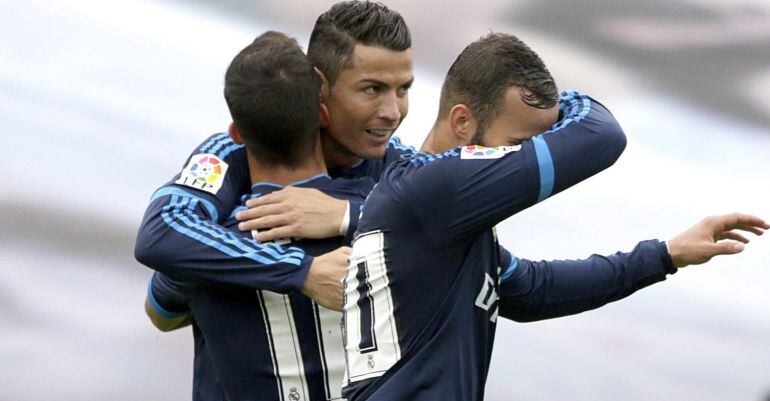 Ronaldo celebra el primer gol