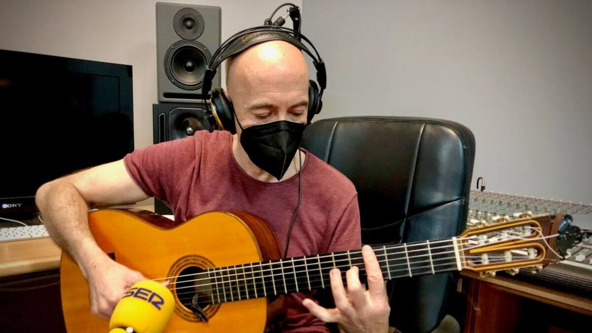 De visita en el lugar de trabajo de Salvador Andrades