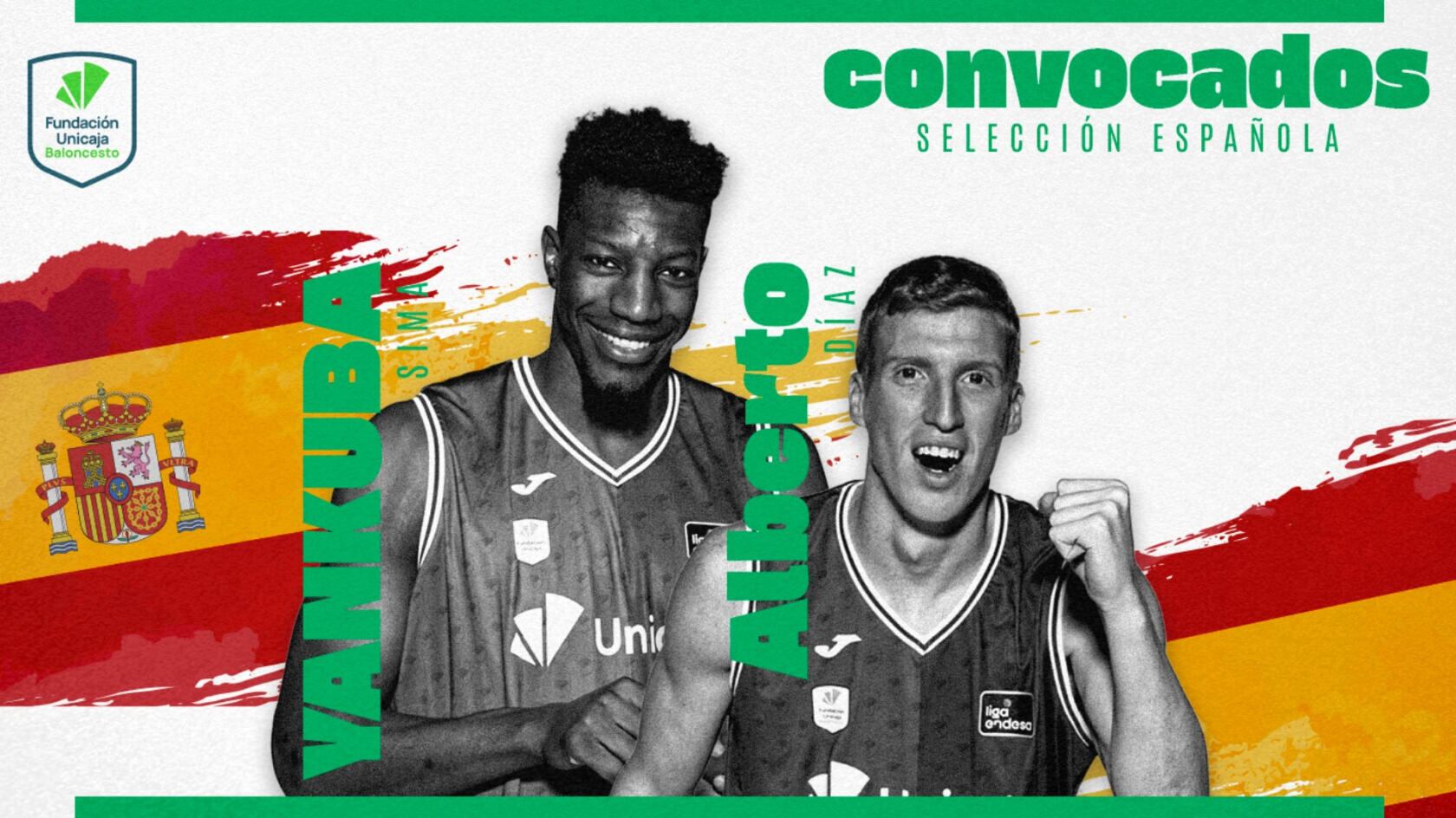 Alberto Díaz y Yankuba Sima, entre los elegidos por el seleccionador de España Sergio Scariolo, para las Ventanas FIBA