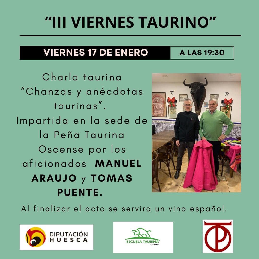 Cartel de los Viernes Taurinos