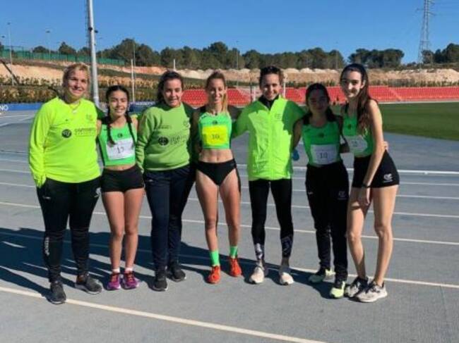 Las féminas del C. A. Elda en La Nucía