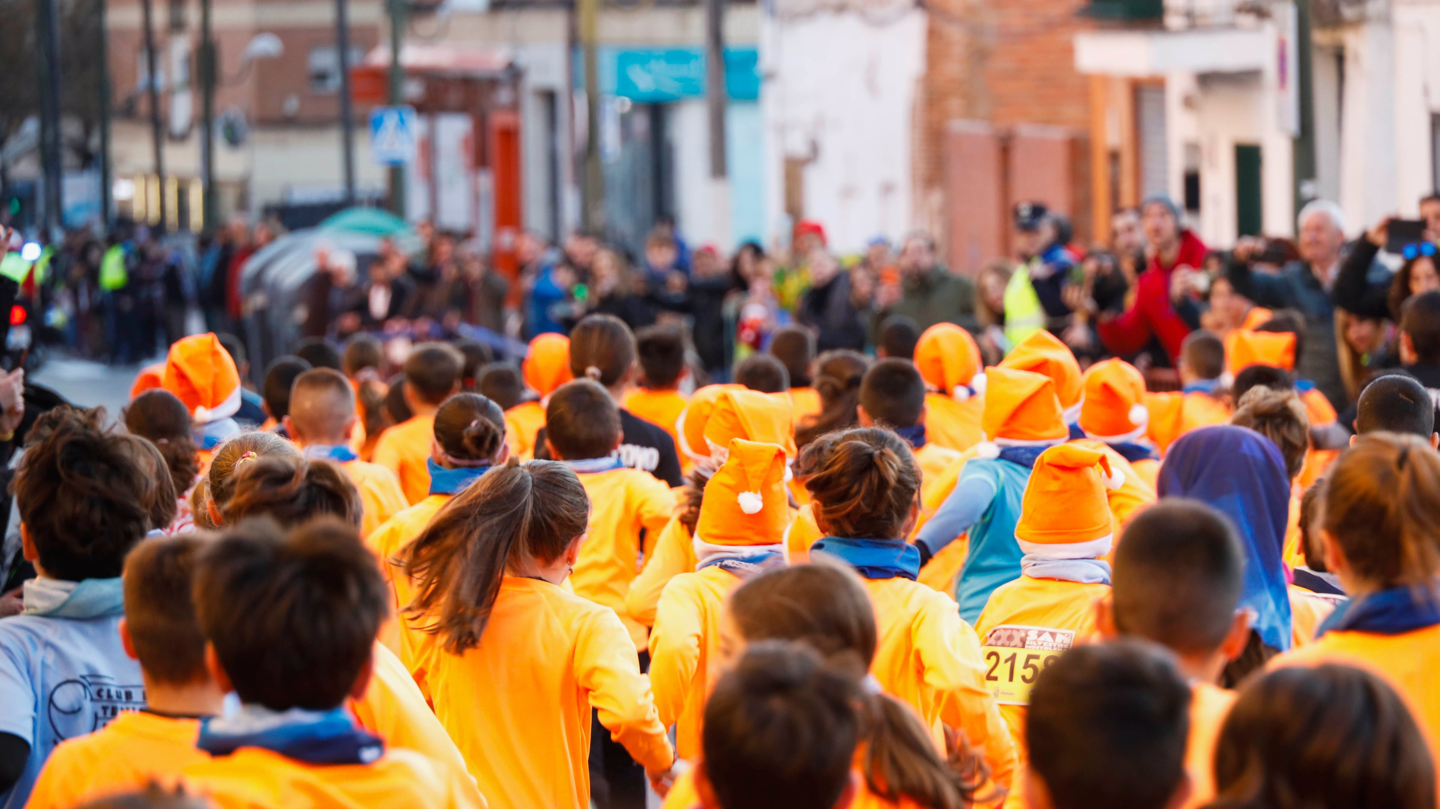 Participantes en la San Silvestre mostoleña (foto de archivo)