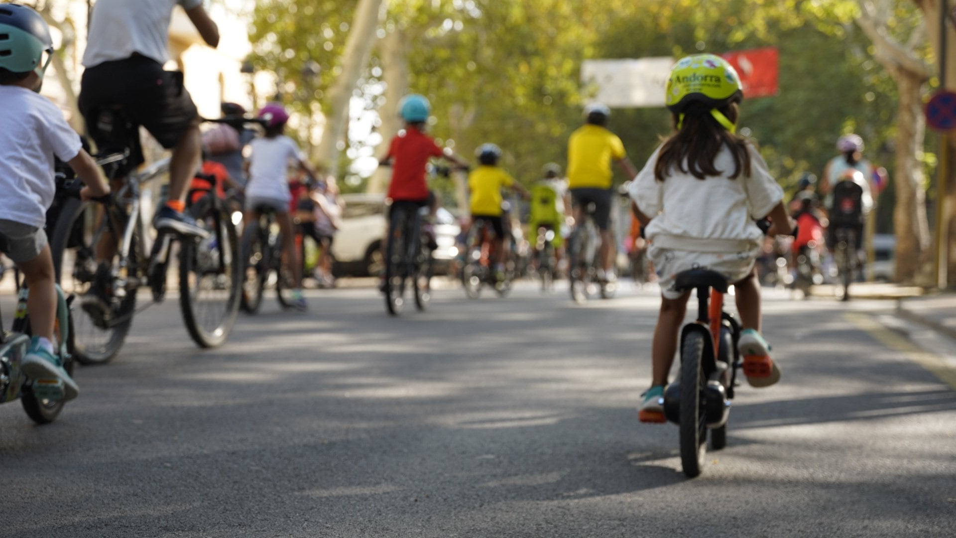 Bicicletada familiar en Xàtiva. Fuente: Ajuntament de Xàtiva