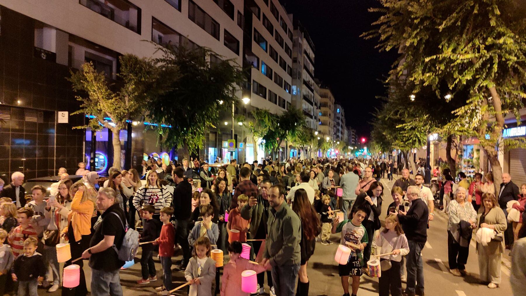 Imagen de archivo de la procesión de los farolets de las Fiestas de Sant Roc