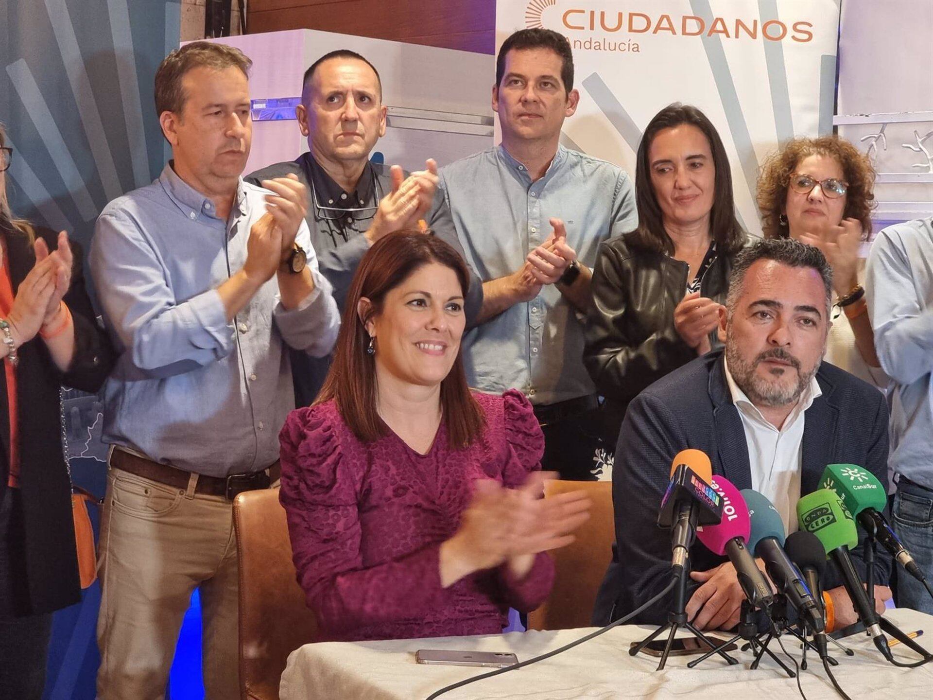 La candidata a la Alcaldía de CS, Noelia Losada, valora los resultados electorales