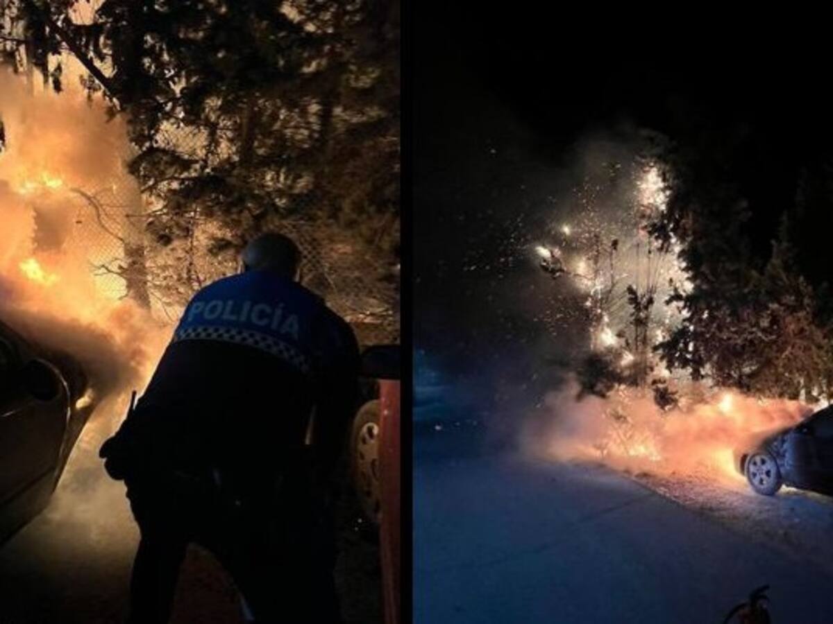 Nuevo incendio de vehículos estacionados en Aranda