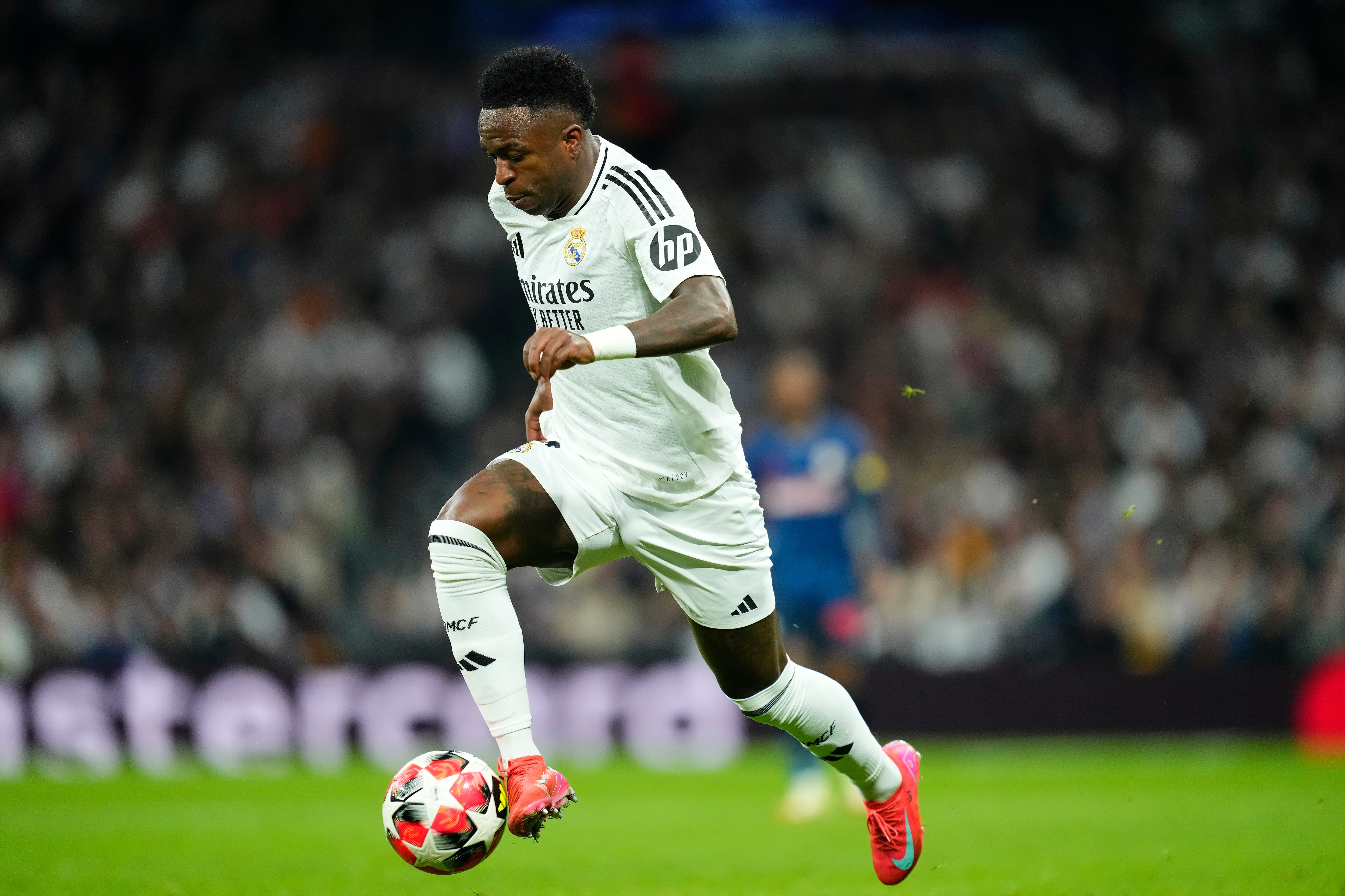 Vinicius Junior con la camiseta del Real Madrid.