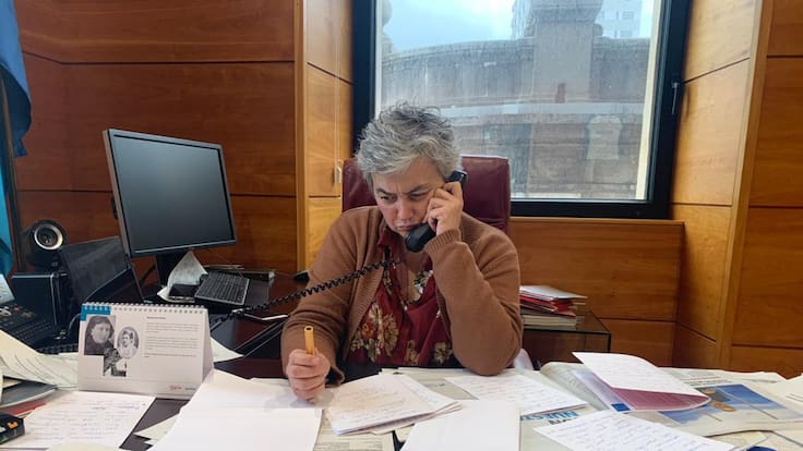 Ana González, alcaldesa de Gijón, repaso situación Covid-19 y anuncio modificación presupuesto
