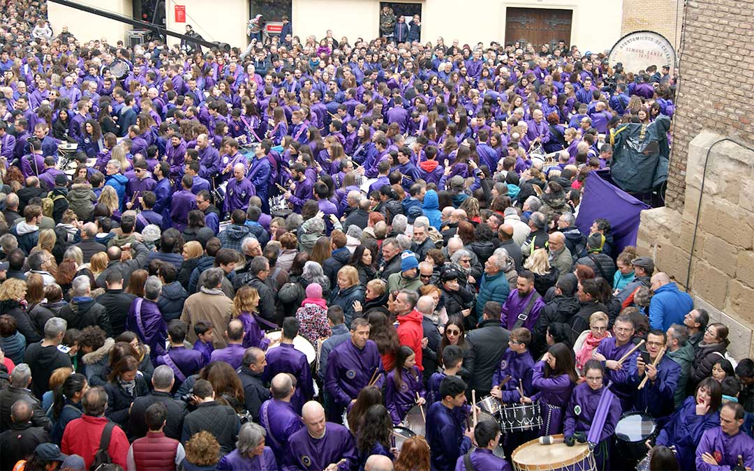 Celebración de la Semana Santa, en Calanda, en 2018.