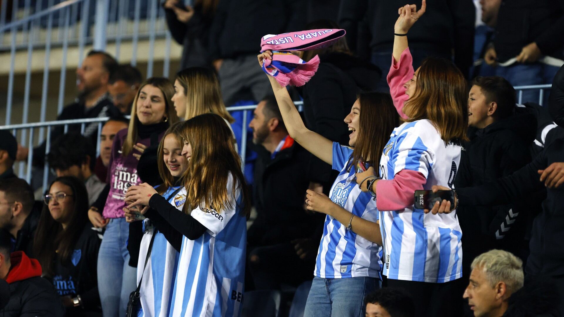 La afición del Málaga fundamental para el partido del domingo ante el Racing