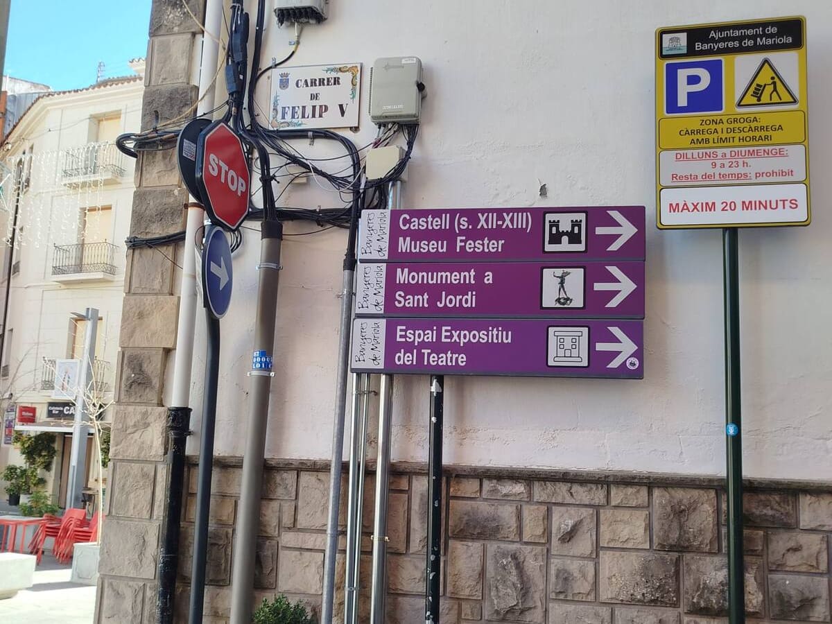 Sigue el proceso para revertir el cambio de nombre de la calle Felipe V de Banyeres de Mariola