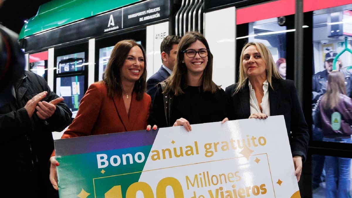 El Metro Granada llega a los 100 millones de viajeros en menos de una década de servicio