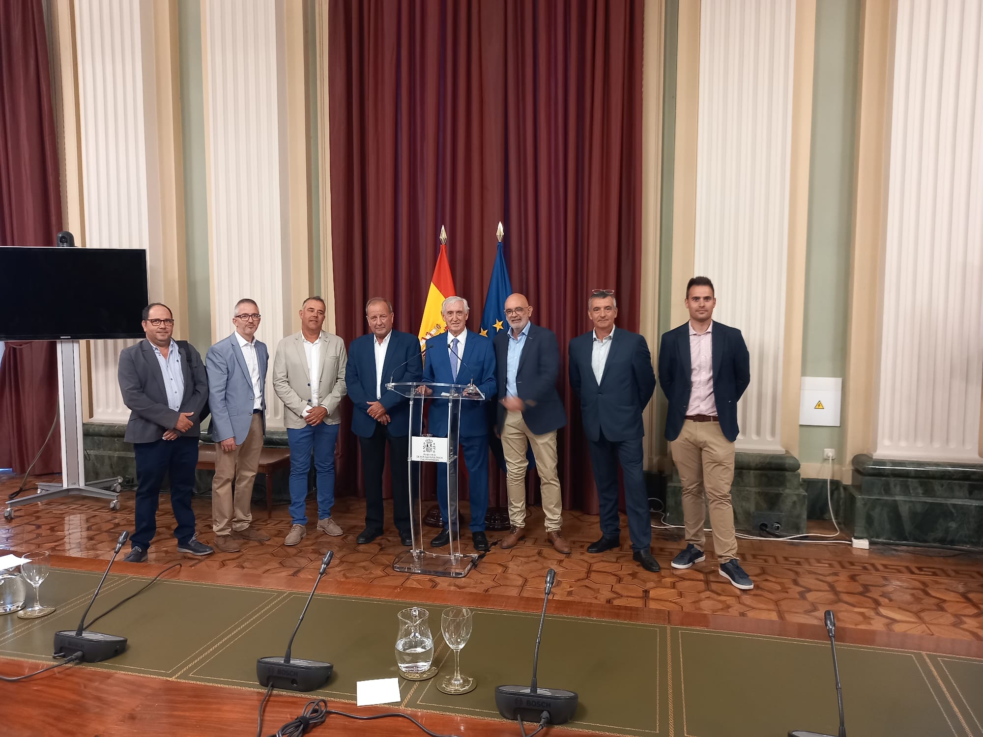 Firma del convenio de la subvención el pasado 21 de julio en el Ministerio de Agricultura