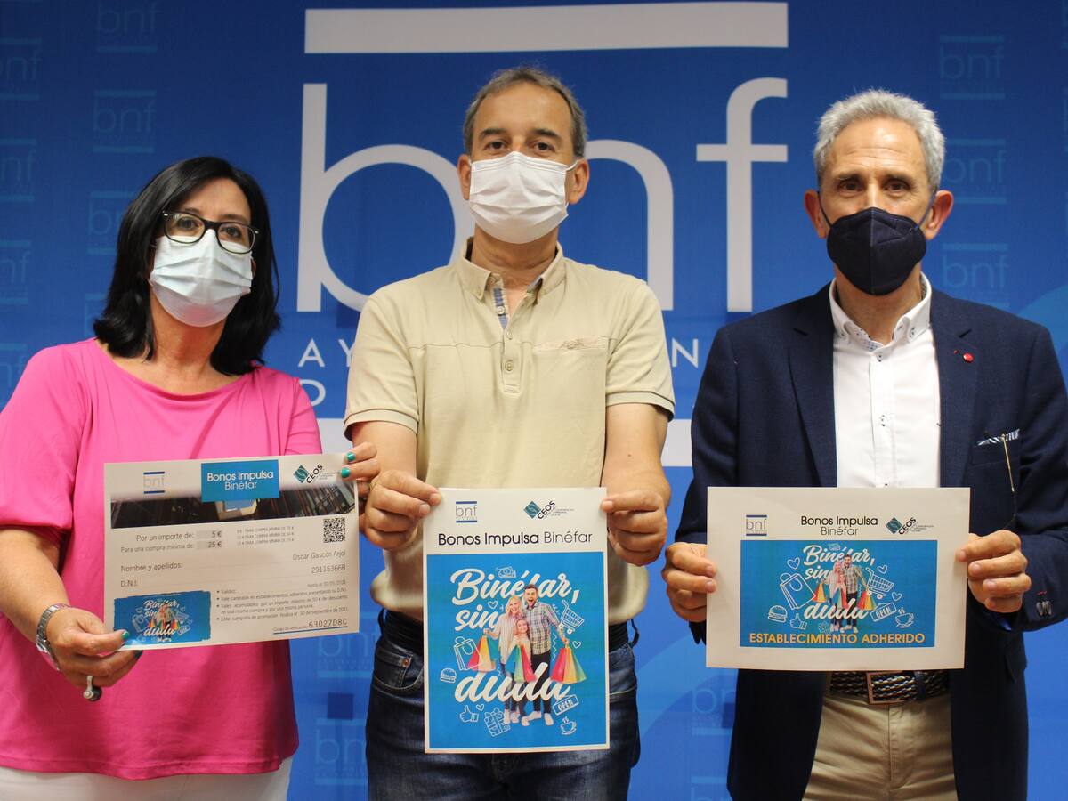 Nueva convocatoria de Bonos Impulsa en Binéfar por valor de 20.000 euros
