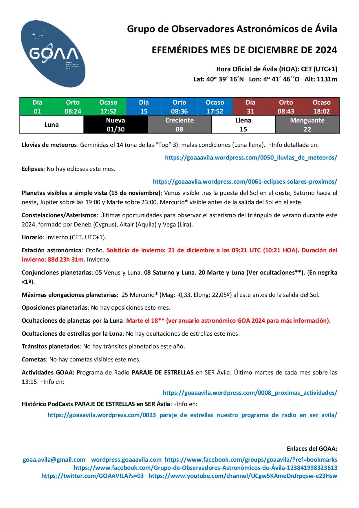 Efemérides diciembre