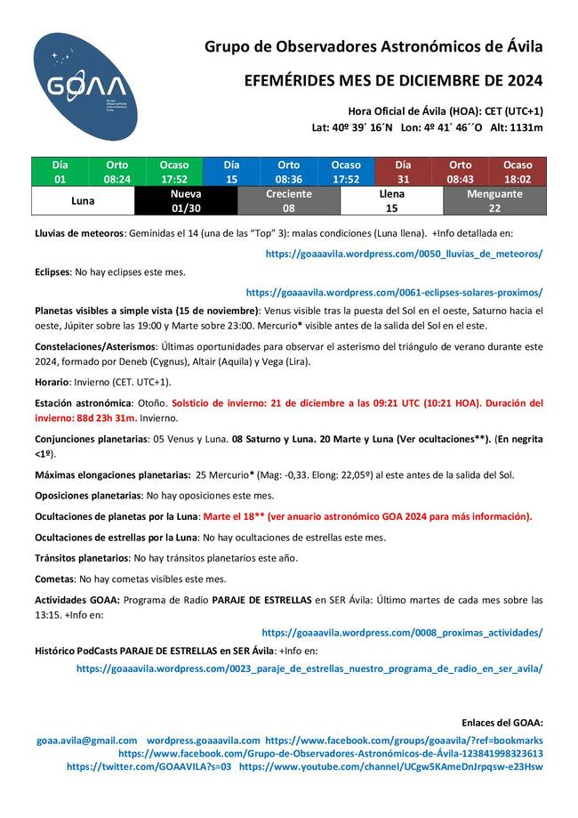 Efemérides diciembre