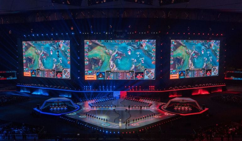 Una competición profesional de League of Legends, el rey de los deportes electrónicos