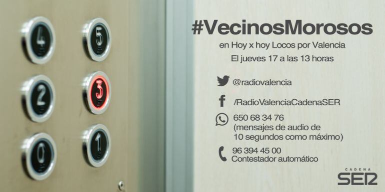 Programa de #VecinosMorosos en Hoy por Hoy Locos por Valencia