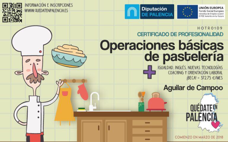 Acción formativa en materia de pastelería