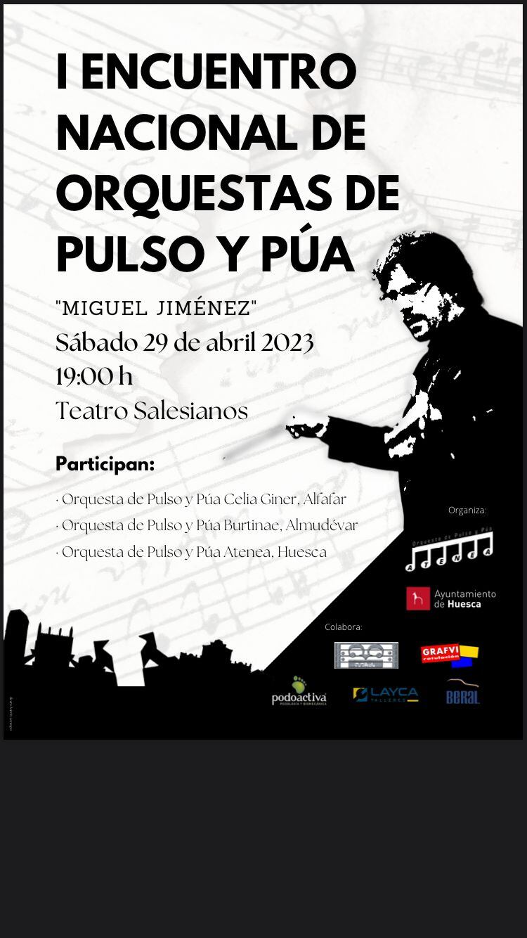 Cartel completo del concierto Miguel Jiménez