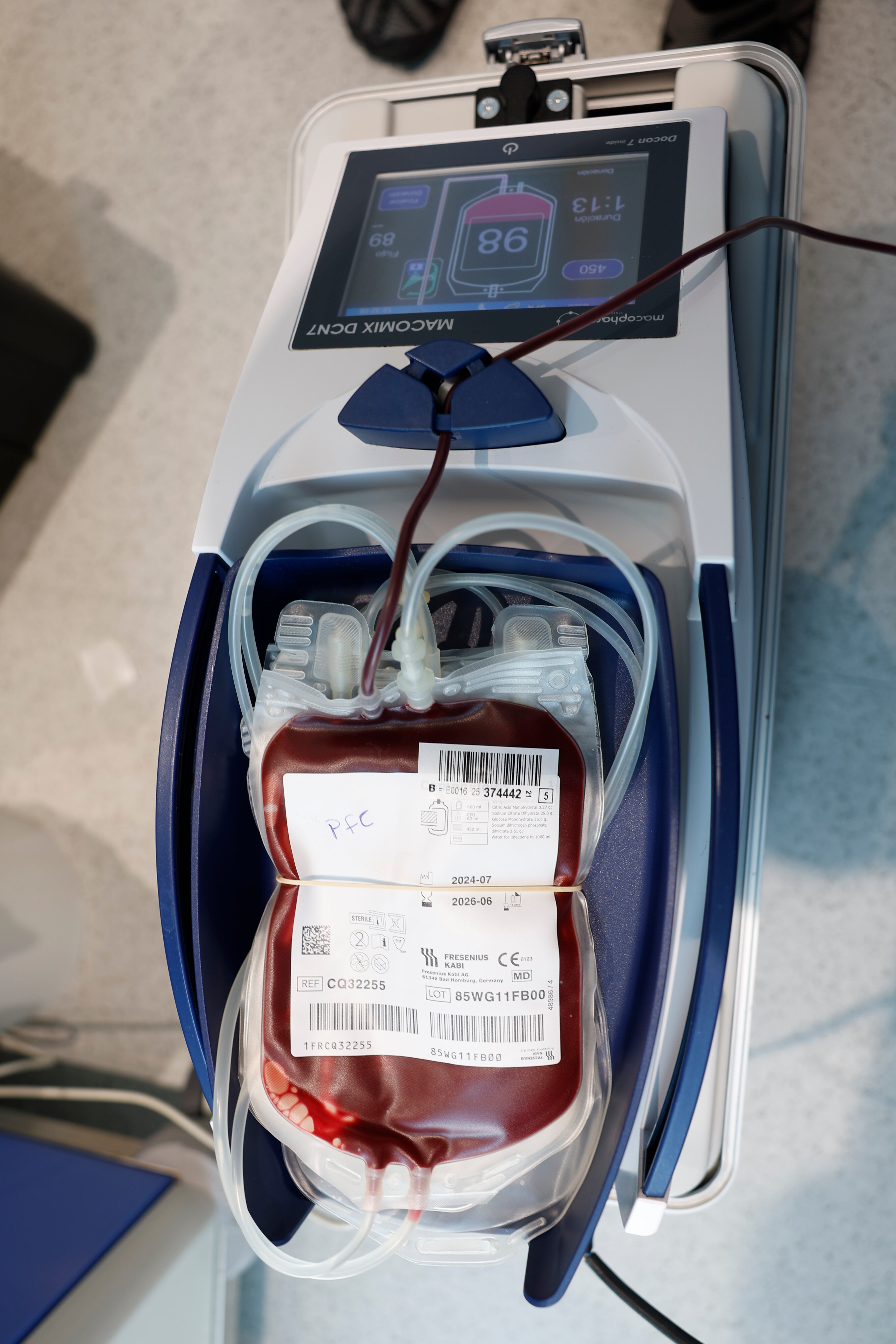 Sala de donación de sangre
EFE/ Mariscal