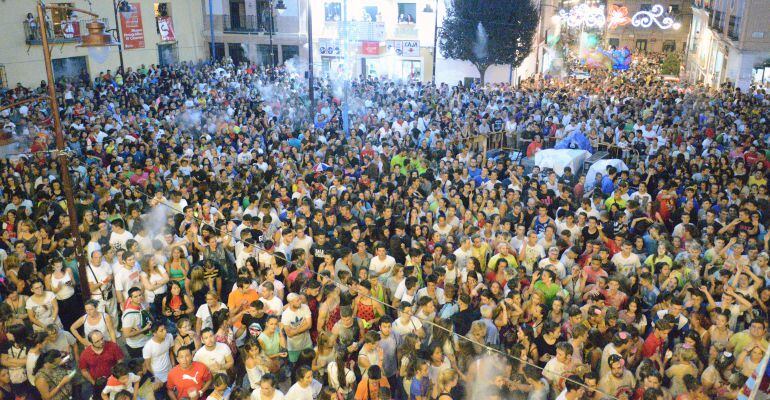Plaza Mayor durante las fiestas