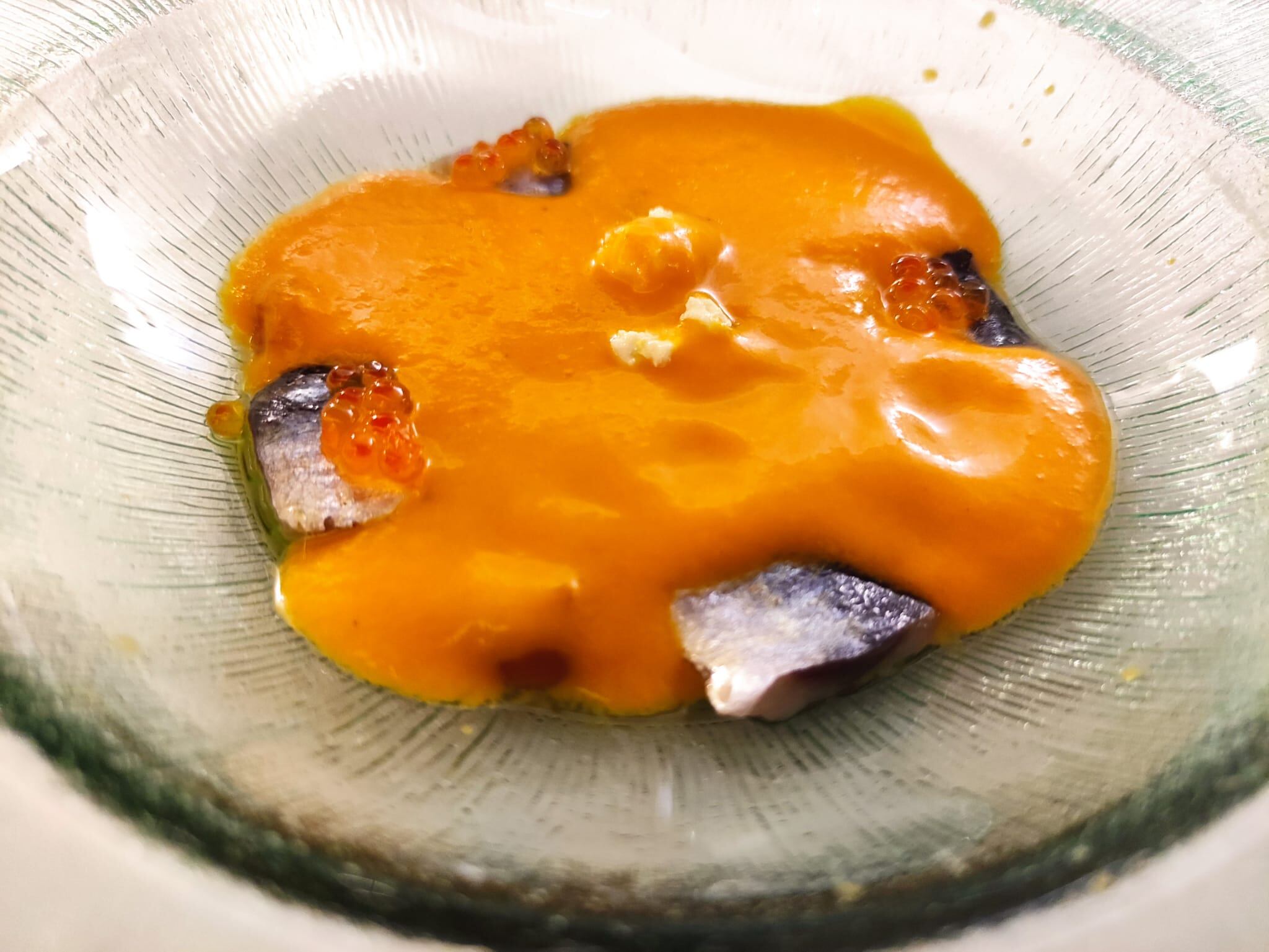 Crema fría de zanahoria aliñá