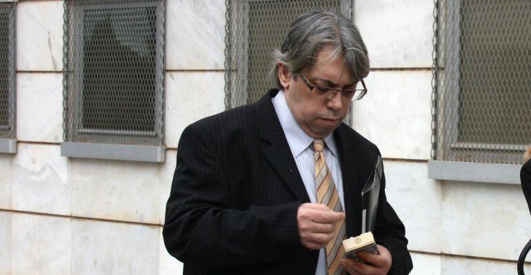 David Duaigües sortint dels jutjats de Lleida, després del judici, el passat 22 d'abril