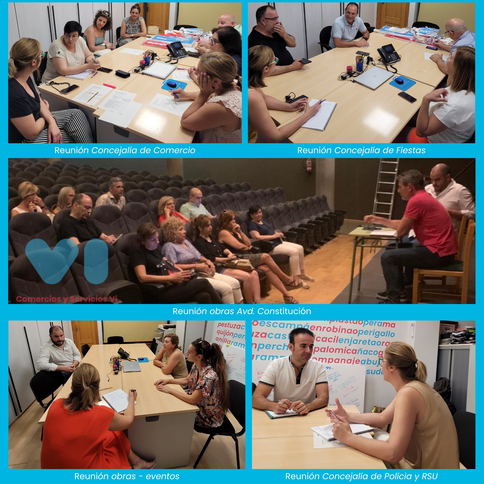 Reuniones mantenidas entre Ayuntamiento y Asociación