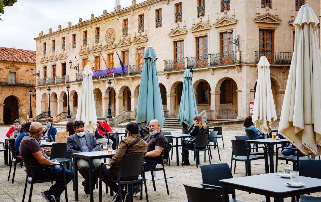 Imagen de la ciudad de Soria durante la fase 1 de la desescalada
