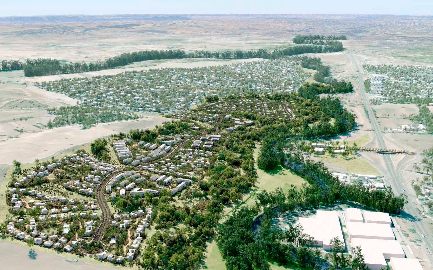 Ubicación y maqueta del nuevo barrio de Algete Norte