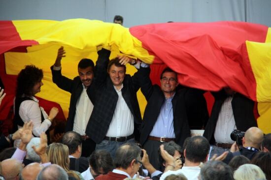 El president de la Generalitat, Artur Mas, durant l'acte de suport del món municipalista de CiU a Mataró.