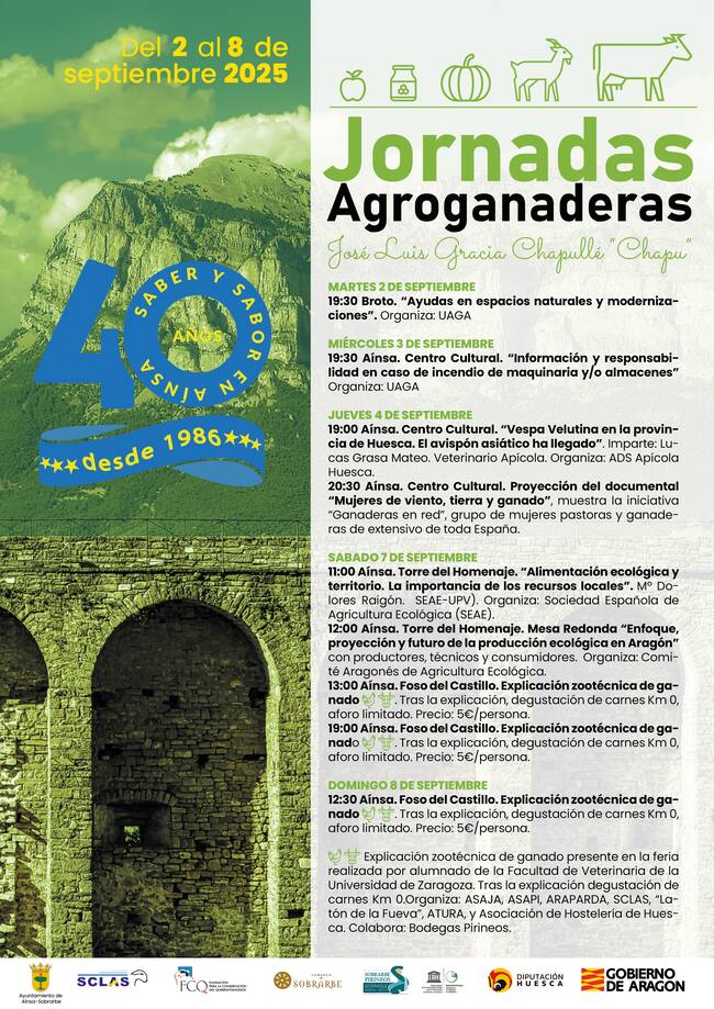 Cartel de las jornadas agroganaderas 2025