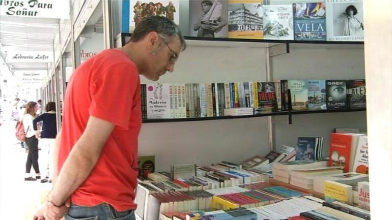 Feria del libro en Vigo.