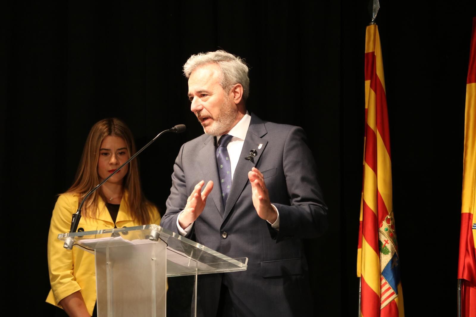 Jorge Azcón. Foto: Ayto de Fraga