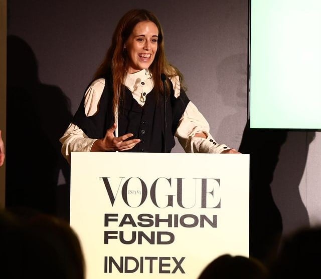 Tíscar Espadas en la entrega de los premios Vogue Fashion Fund 2024